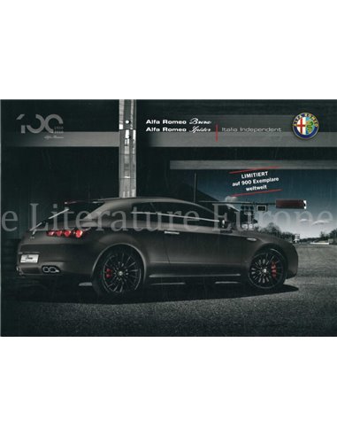 2010 ALFA ROMEO SPIDER | BRERA ITALIA INDEPENDENT BROCHURE GERMAN