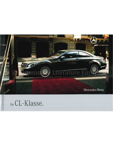 2007 MERCEDES BENZ CL KLASSE HARDCOVER PROSPEKT NIEDERLÄNDISCH