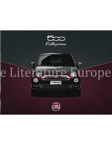 2018 FIAT 500 COLLEZIONE BROCHURE DUTCH