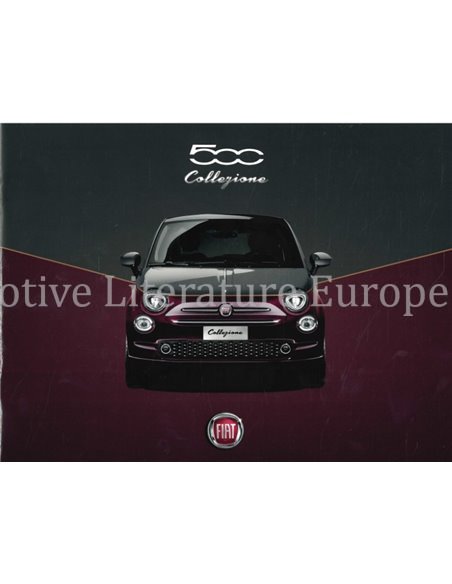 2018 FIAT 500 COLLEZIONE BROCHURE DUTCH