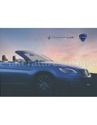 2012 LANCIA FLAVIA CABRIOLET BROCHURE DUITS