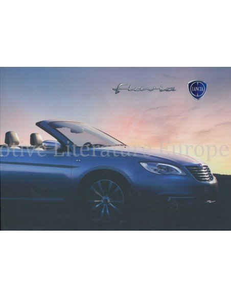 2012 LANCIA FLAVIA CABRIOLET BROCHURE DUITS