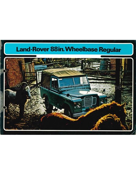 1971 LAND ROVER SERIES III PROSPEKT ENGLISCH