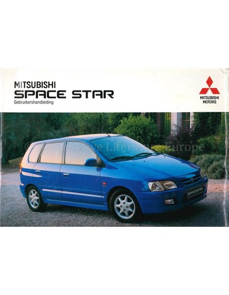 1998 MITSUBISHI SPACE STAR OWNERS MANUAL HANDBOOK DUTCH