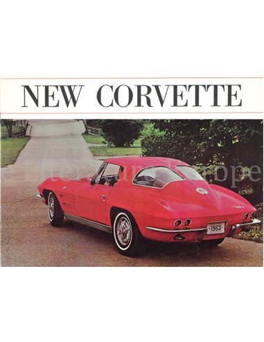 1963 CHEVROLET CORVETTE PROSPEKT ENGLISCH (USA)