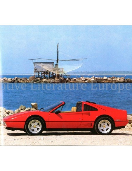 1986 FERRARI TURBO BROCHURE 443/86