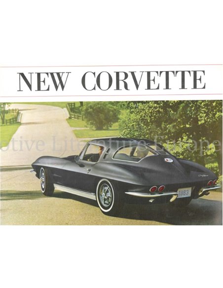 1963 CHEVROLET CORVETTE BROCHURE ENGELS (USA)