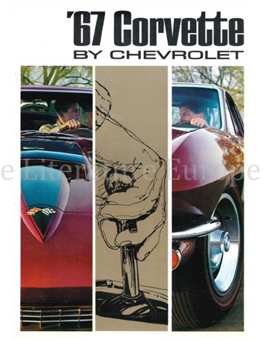 1967 CHEVROLET CORVETTE BROCHURE ENGELS (USA)