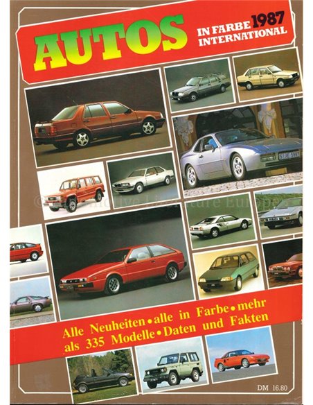 1987 AUTO MAGAZINE GERMAN