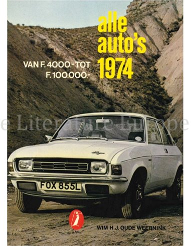 1974 ALLE AUTO'S JAARBOEK NEDERLANDS