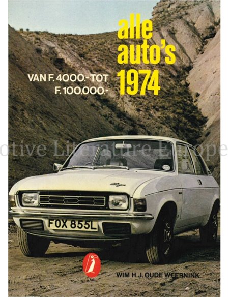 1974 ALLE AUTO'S YEARBOOK DUTCH