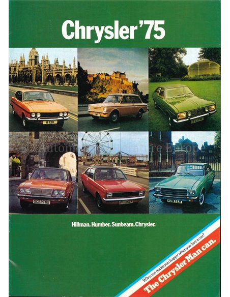 1975 CHRYSLER PROGRAMM PROSPEKT ENGLISCH