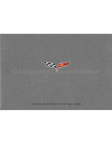 2005 CHEVROLET CORVETTE PRESSEMAPPE ENGLISCH