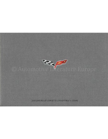 2005 CHEVROLET CORVETTE PRESSEMAPPE ENGLISCH