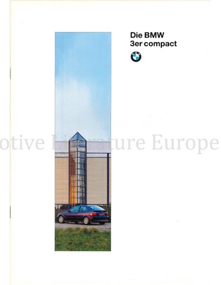 1996 BMW 3 SERIE COMPACT BROCHURE DUITS