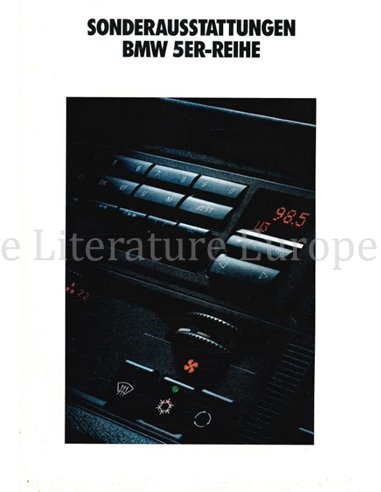 1990 BMW 5 SERIE BROCHURE DUITS