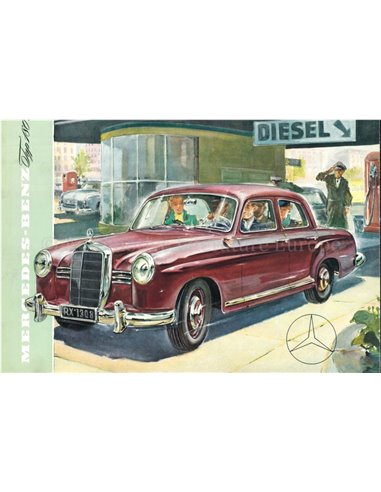 1954 MERCEDES BENZ 180D BROCHURE DUTCH