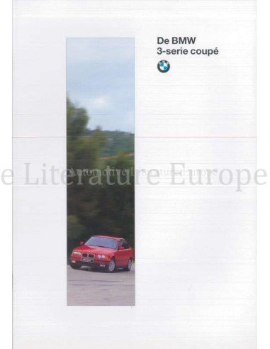 1996 BMW 3 SERIES COUPE BROCHURE DUTCH