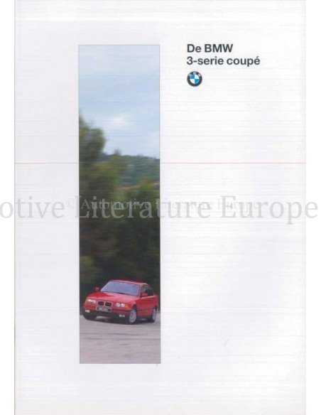 1996 BMW 3 SERIE COUPE BROCHURE NEDERLANDS