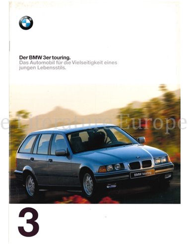 1997 BMW 3 SERIES TOURING BROCHURE GERMAN