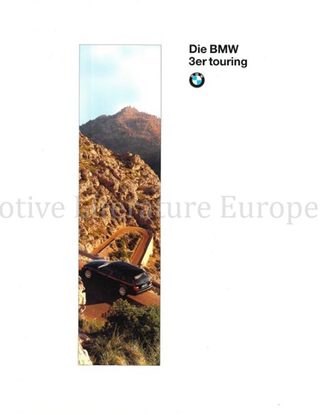 1996 BMW 3 SERIE TOURING BROCHURE DUITS