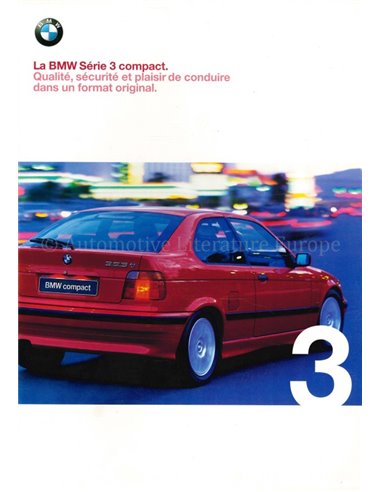 1998 BMW 3 SERIE COMPACT BROCHURE FRANS