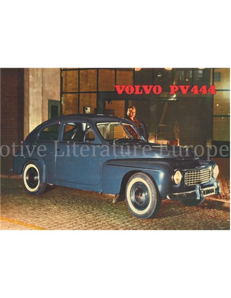 1956 VOLVO PV 444 LEAFLET NIEDERLÄNDISCH