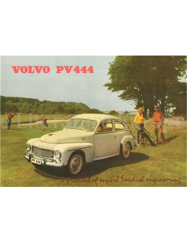 1956 VOLVO PV 444 LEAFLET ENGLISCH