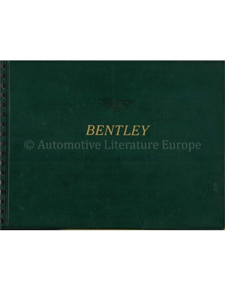 1958 BENTLEY S SERIES PROSPEKT ENGLISCH