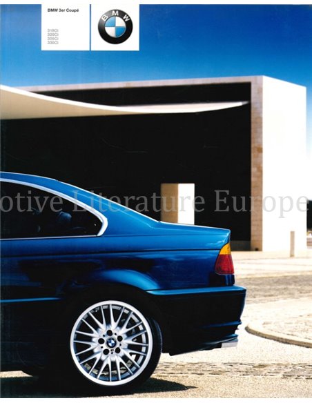 2002 BMW 3ER COUPÉ PROSPEKT DEUTSCH