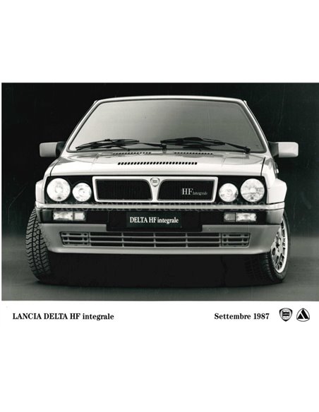 1987 LANCIA DELTA HF INTEGRALE PRESS PHOTO