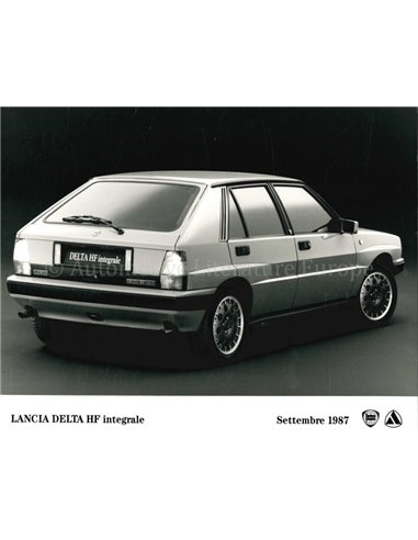 1987 LANCIA DELTA HF INTEGRALE PRESS PHOTO