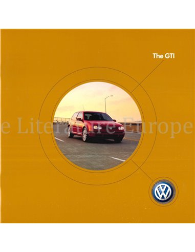 2003 VOLKSWAGEN GTI BROCHURE ENGELS