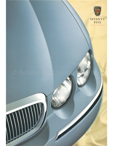 1999 ROVER 75 BROCHURE NEDERLANDS