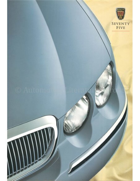 1999 ROVER 75 BROCHURE GERMAN