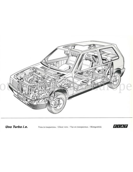 1985 FIAT UNO TURBO I.E. PERSMAP FRANS