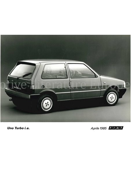 1985 FIAT UNO TURBO I.E. PRESSEMAPPE FRANZÖSISCH