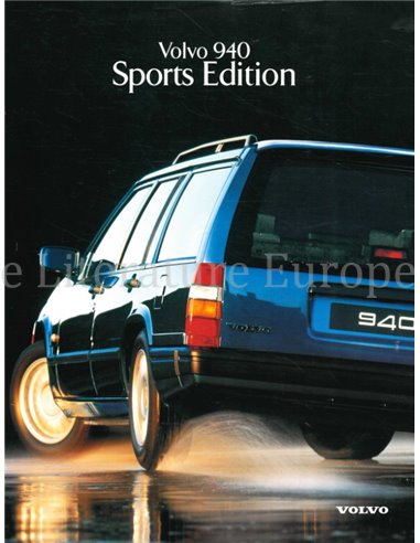 1996 VOLVO 940 ESTATE SPORTS EDITION BROCHURE NEDERLANDS