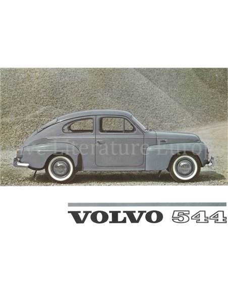 1962 VOLVO 544 LEAFLET DUTCH