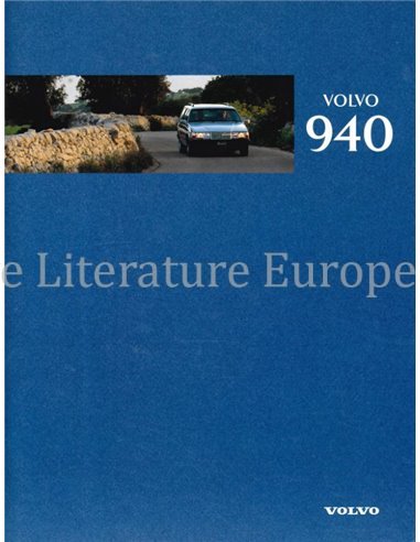 1996 VOLVO 940 BROCHURE ENGELS