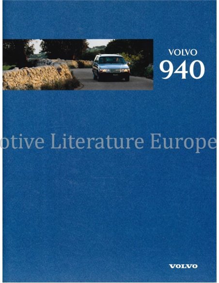 1996 VOLVO 940 BROCHURE ENGELS