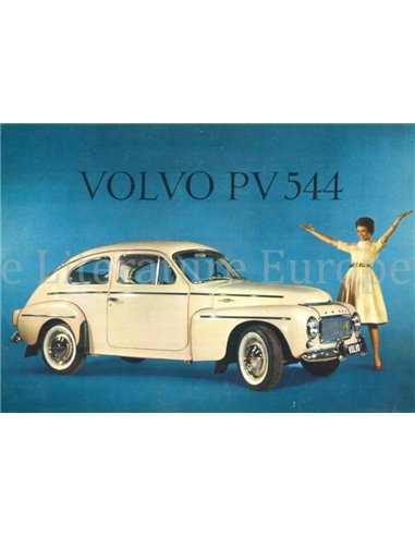 1960 VOLVO PV 544 LEAFLET DUTCH