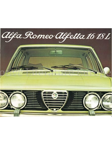 1975 ALFA ROMEO ALFETTA SEDAN BROCHURE FRANS