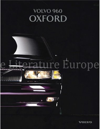 1996 VOLVO 960 OXFORD BROCHURE DUTCH