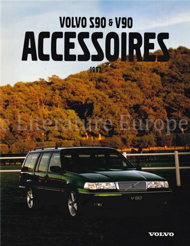 1997 VOLVO S90 | V90 ACCESSOIRES BROCHURE NEDERLANDS