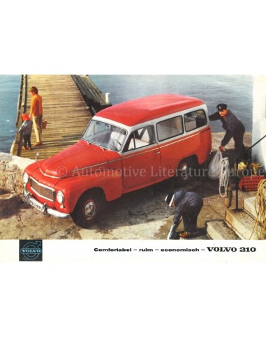 1961 VOLVO 210 LEAFLET NIEDERLANDISCH