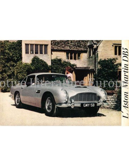 1963 ASTON MARTIN DB5 BROCHURE