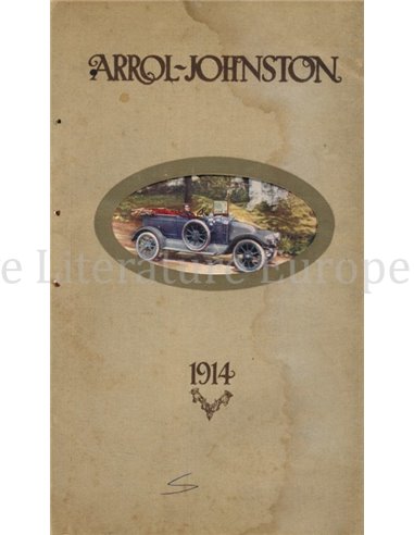 1914 ARROL JOHNSTON PROSPEKT ENGLISCH