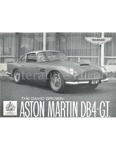 1961 ASTON MARTIN DB4 GT DATENBLATT