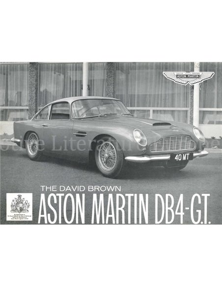 1961 ASTON MARTIN DB4 GT LEAFLET